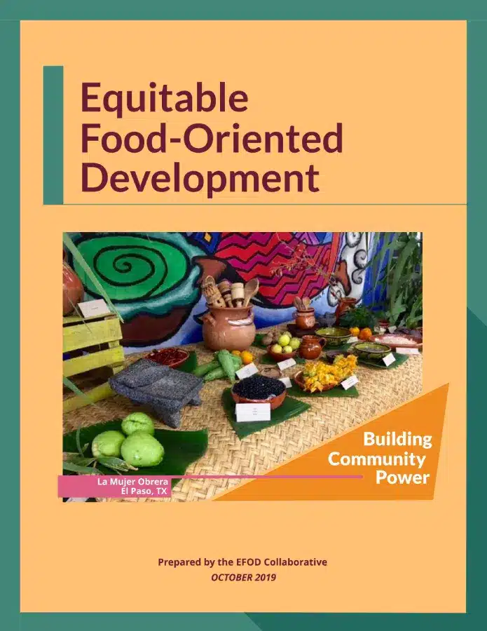 equitable food oriented development brown paper building community power